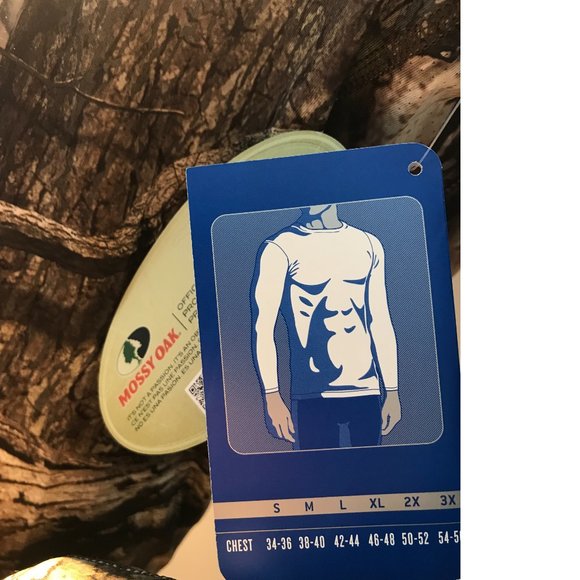 NEW Starter x Mossy Oak Forest Camo Tee Long Sleeve Shirt Camouflage Forest - Picture 6 of 8